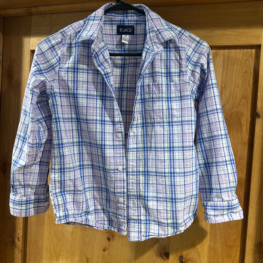 Place Multicolor Plaid Button Down Shirt